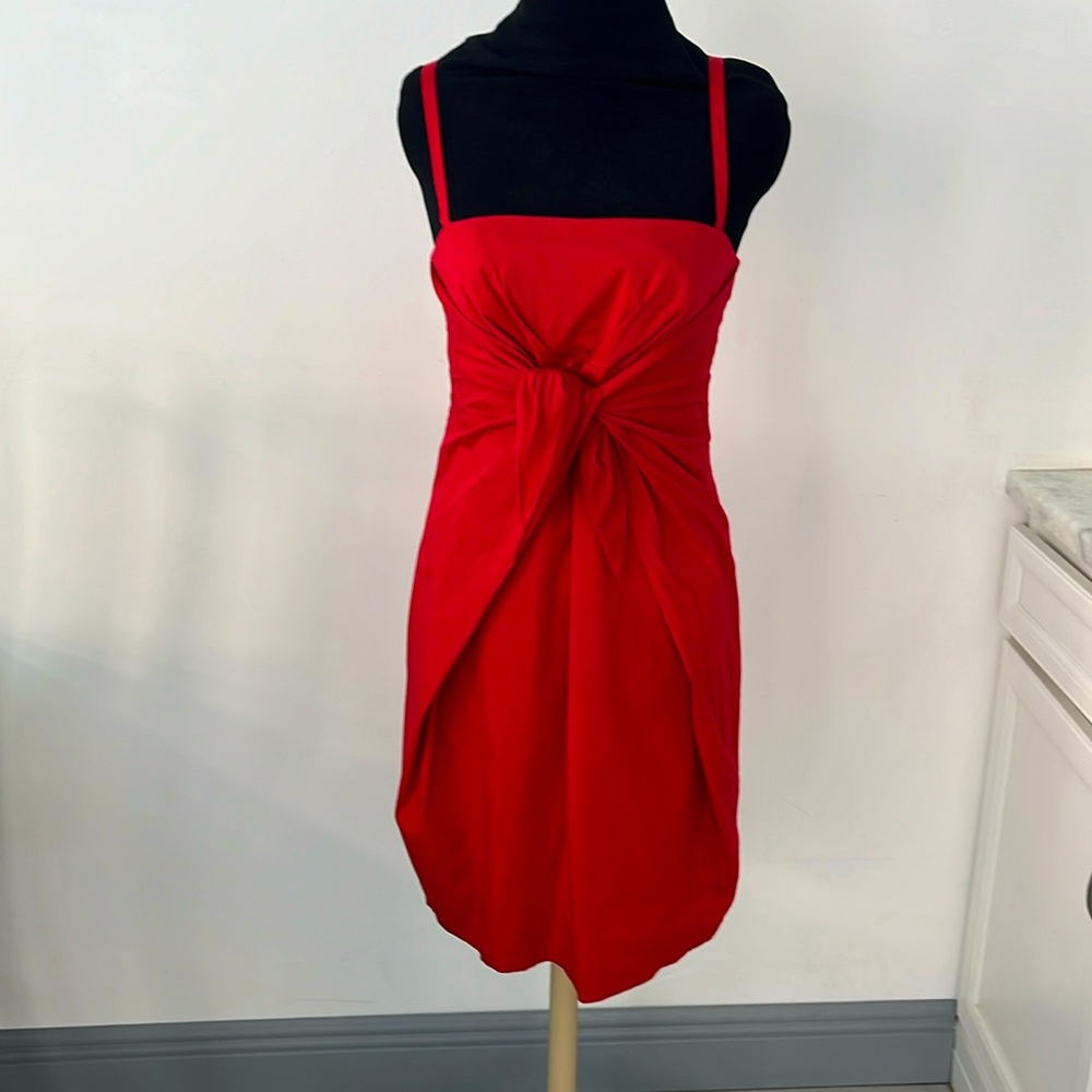 Red dress